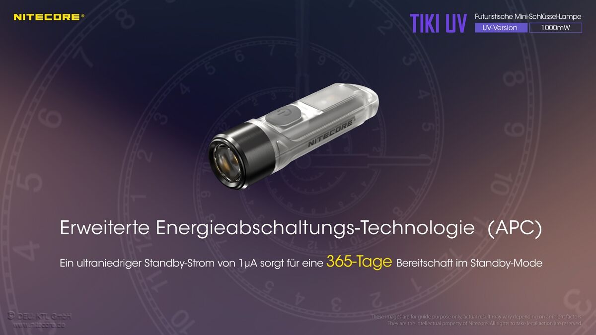 Nitecore TIKI UV - 1000mW