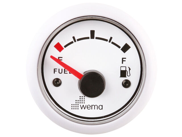 Wema Tankanzeige Kraftstoff weiß