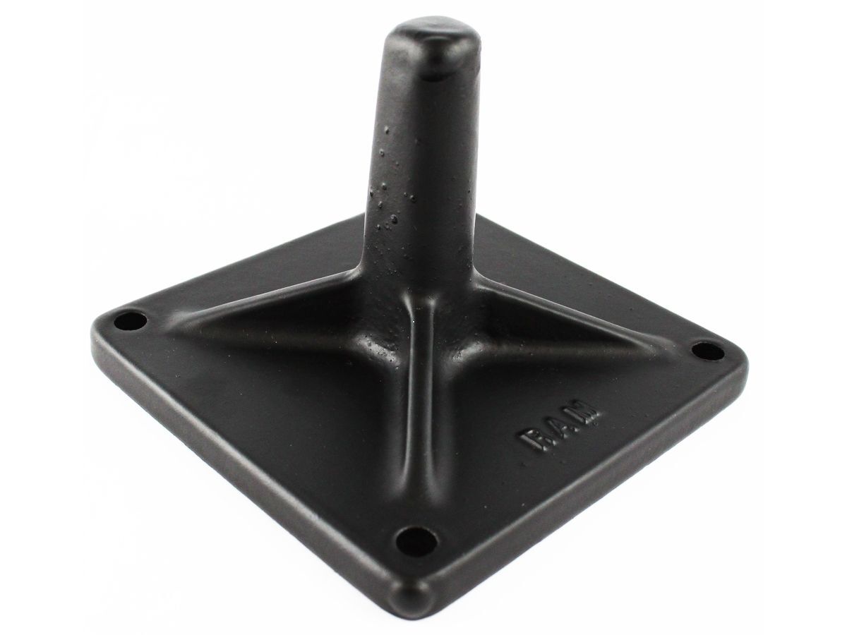 RAM Mounts Standfuss mit sich verjüngendem Rohr - Grundfläche 127 x 127 mm, im Polybeutel