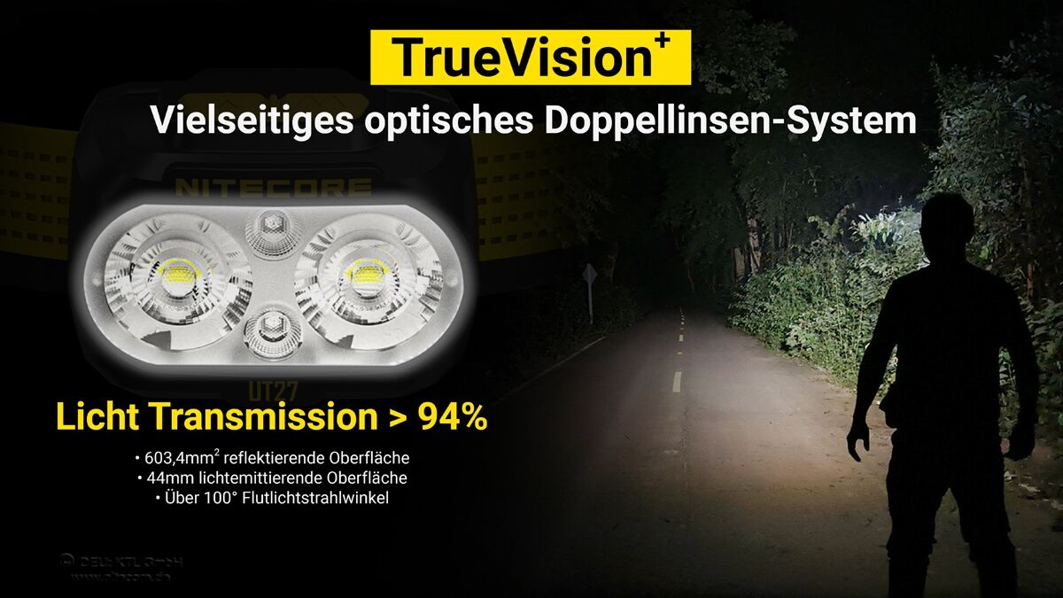 Nitecore UT27 MCT - 800 Lumen