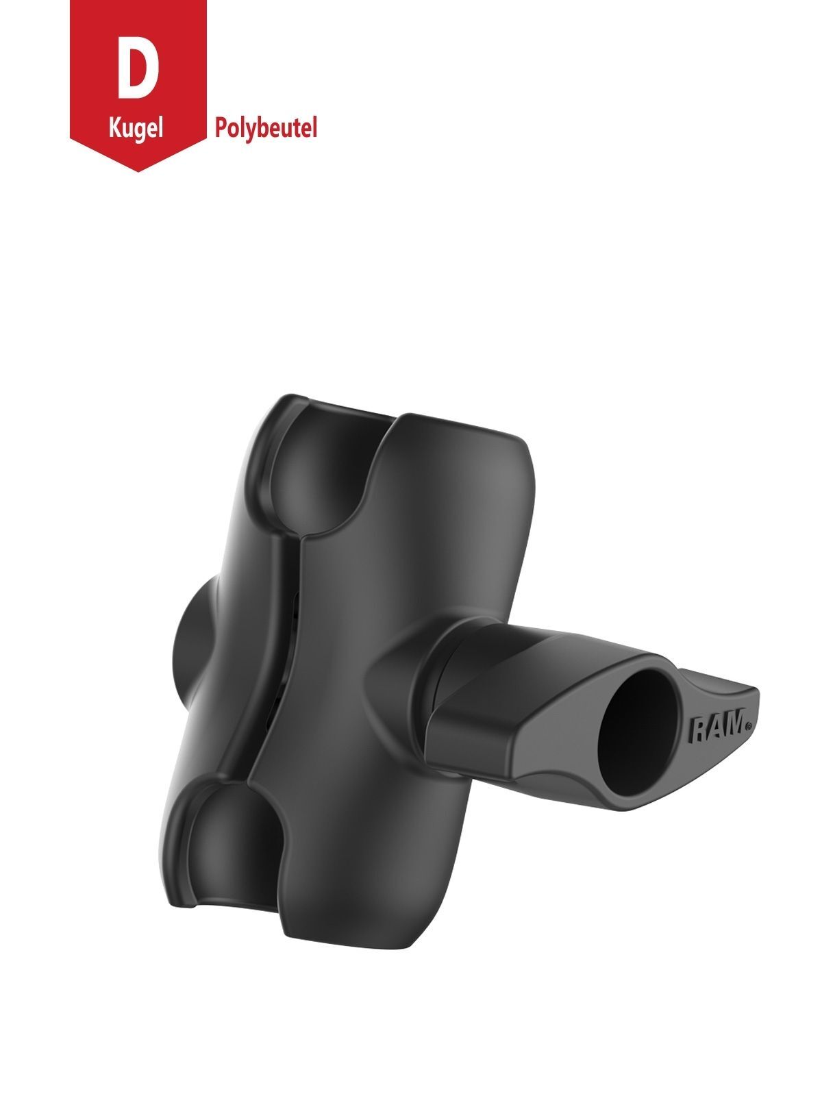 RAM Mounts Verbindungsarm kurz -129,58 mm, für D-Kugeln (2,25 Zoll), im Polybeutel