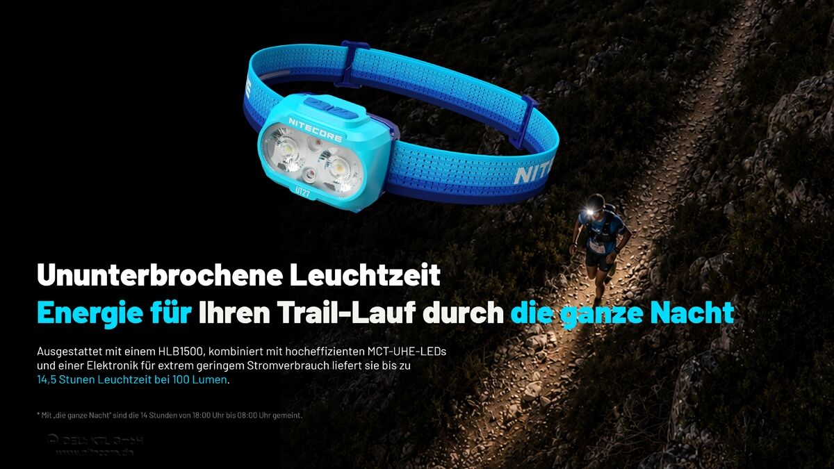 Nitecore UT27 MB - 800 Lumen Weißlicht, 150 Lumen Rotlicht