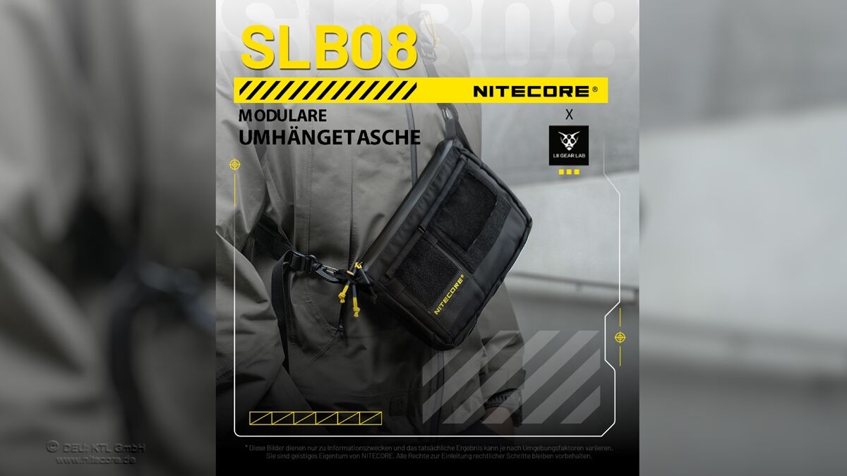 Nitecore SLB08 - EDC-Slingbag, 2 Liter