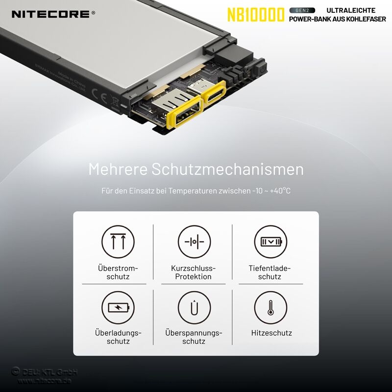 Nitecore Powerbank NB10000 GEN2 - 10000mAh