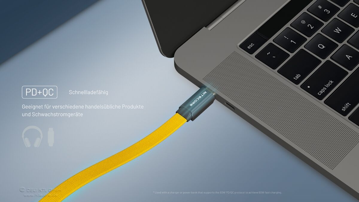 Nitecore NLink 10 USB-C Ladekabel - 60W