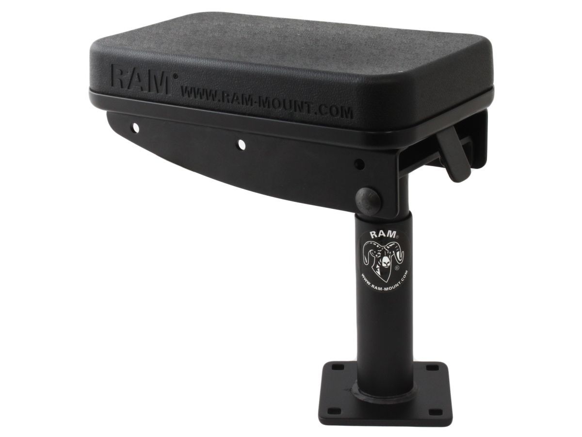 RAM Mounts Teleskop-Armlehne für Tough-Box mit Basis - Aufnahmerohr ca. 125 mm