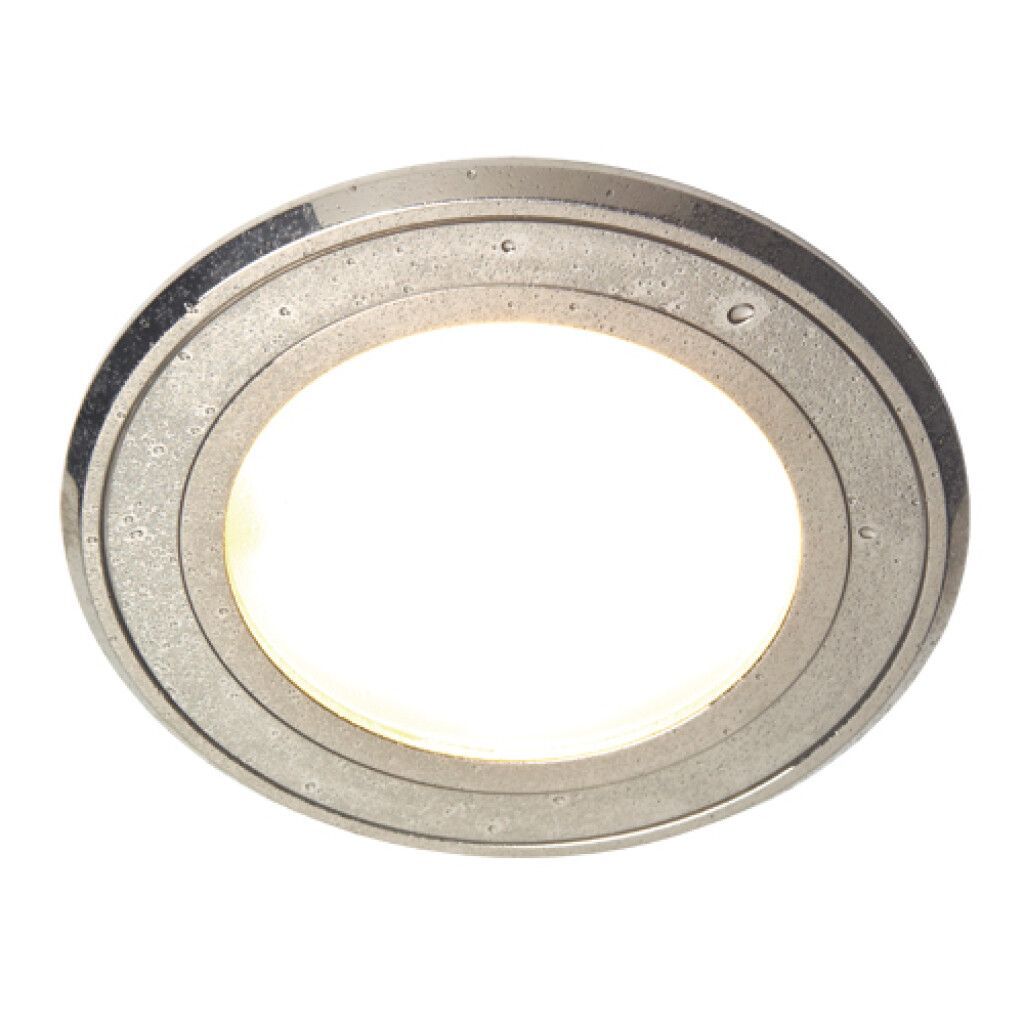 LED-Einbauleuchte EB42R-1 (Slave), V4A poliert (AISI316L), 10-30V DC, max. 6W, IP67, Ø120mm, warmw.
