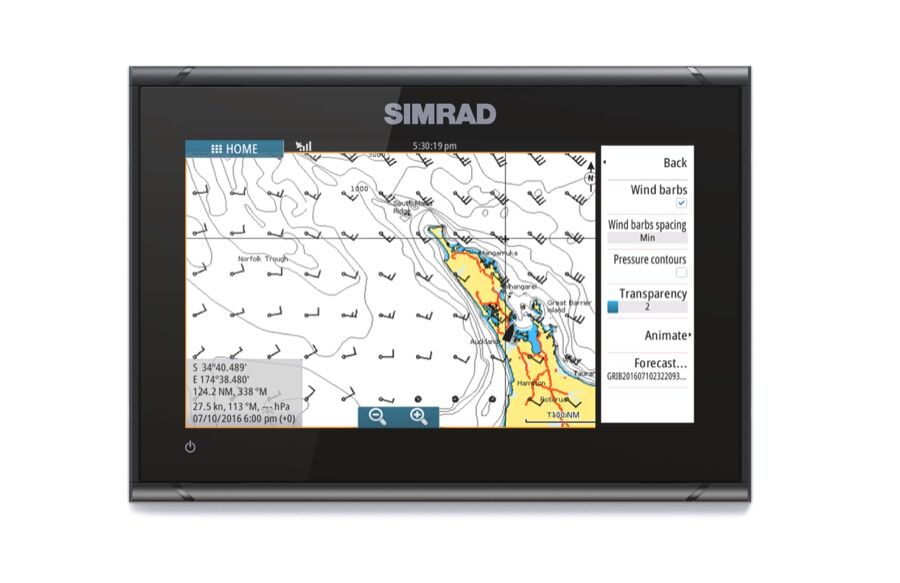 GO9_FF_Mounted_Wind_Simrad-GO9-XSE-Front-Facing-Mount_15310