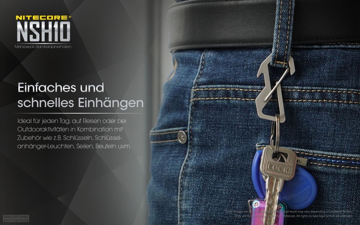 Nitecore Titan Karabiner NSH10