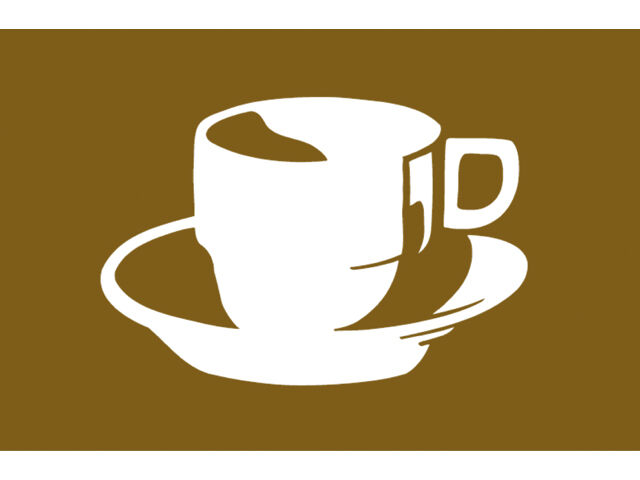 Talamex Spassflagge 30 x 45 cm Kaffee