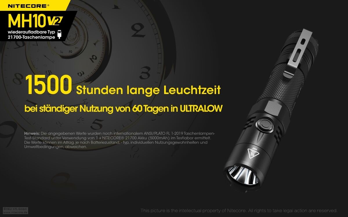 Nitecore MH10 V2 - 1200 Lumen