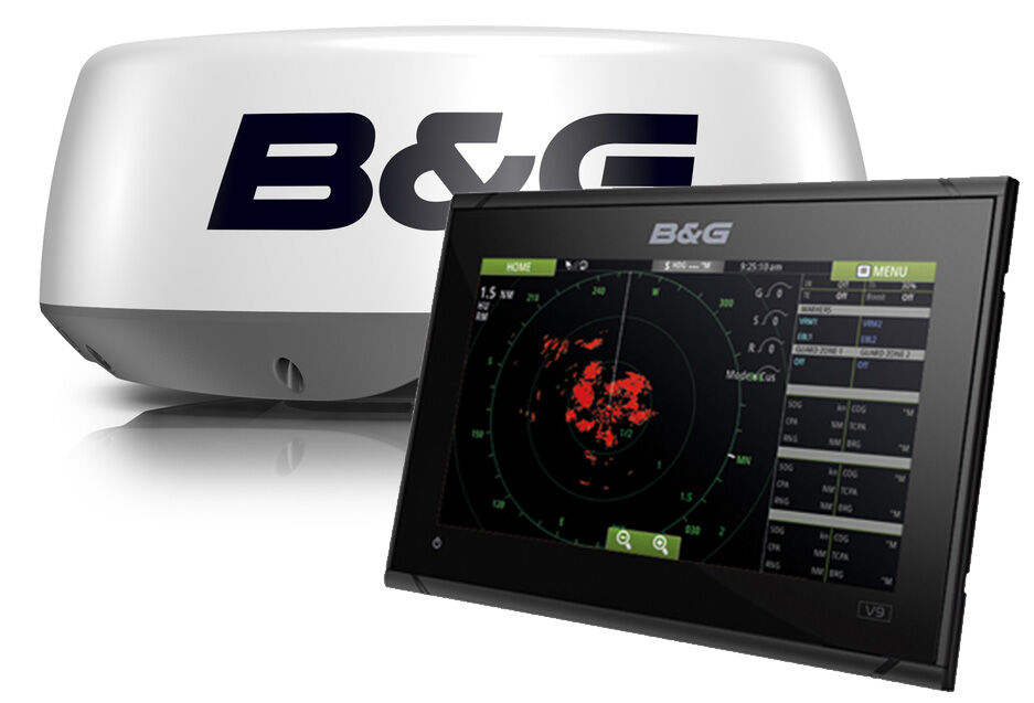 B&G Vulcan9 GPS Kartenplotter Halo20 Radar Bundle