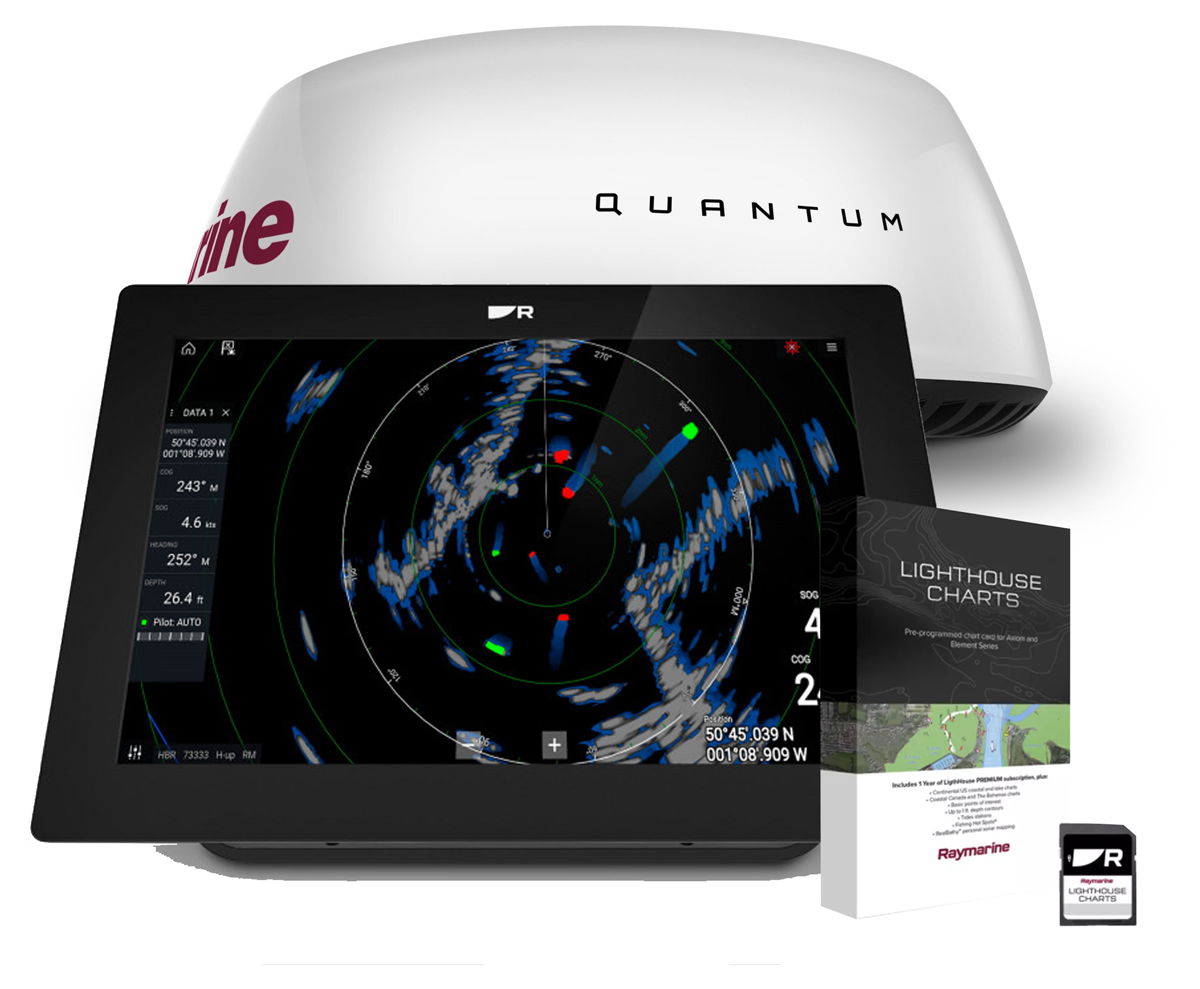 Raymarine Axiom+ 12" Plotter MFD & QC24C Radar mit Lighthouse Nordeuropa Seekarte Raymarine Axiom+ 12" Plotter MFD & QC24C Radar mit Lighthouse Nordeuropa Seekarte