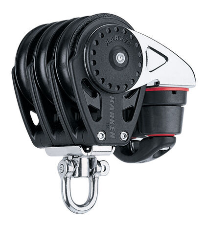 Harken 75mm Triple Carbo Block w/Cam Cleat (2668)