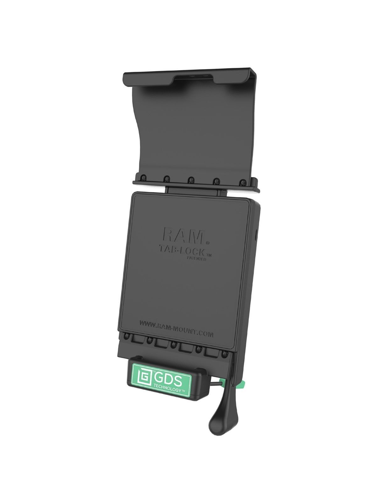 RAM Mounts GDS Halteschale (Schlüsselverriegelung) für Apple iPad Pro 11“ (1-3 Gen.) - In IntelliSkin Schutzhülle - USB-C-Anschluss