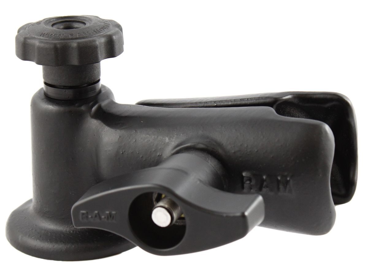 RAM Mounts Schwenk-Basis mit D-Kugel Aufnahme (2,25 Zoll) - im Polybeutel