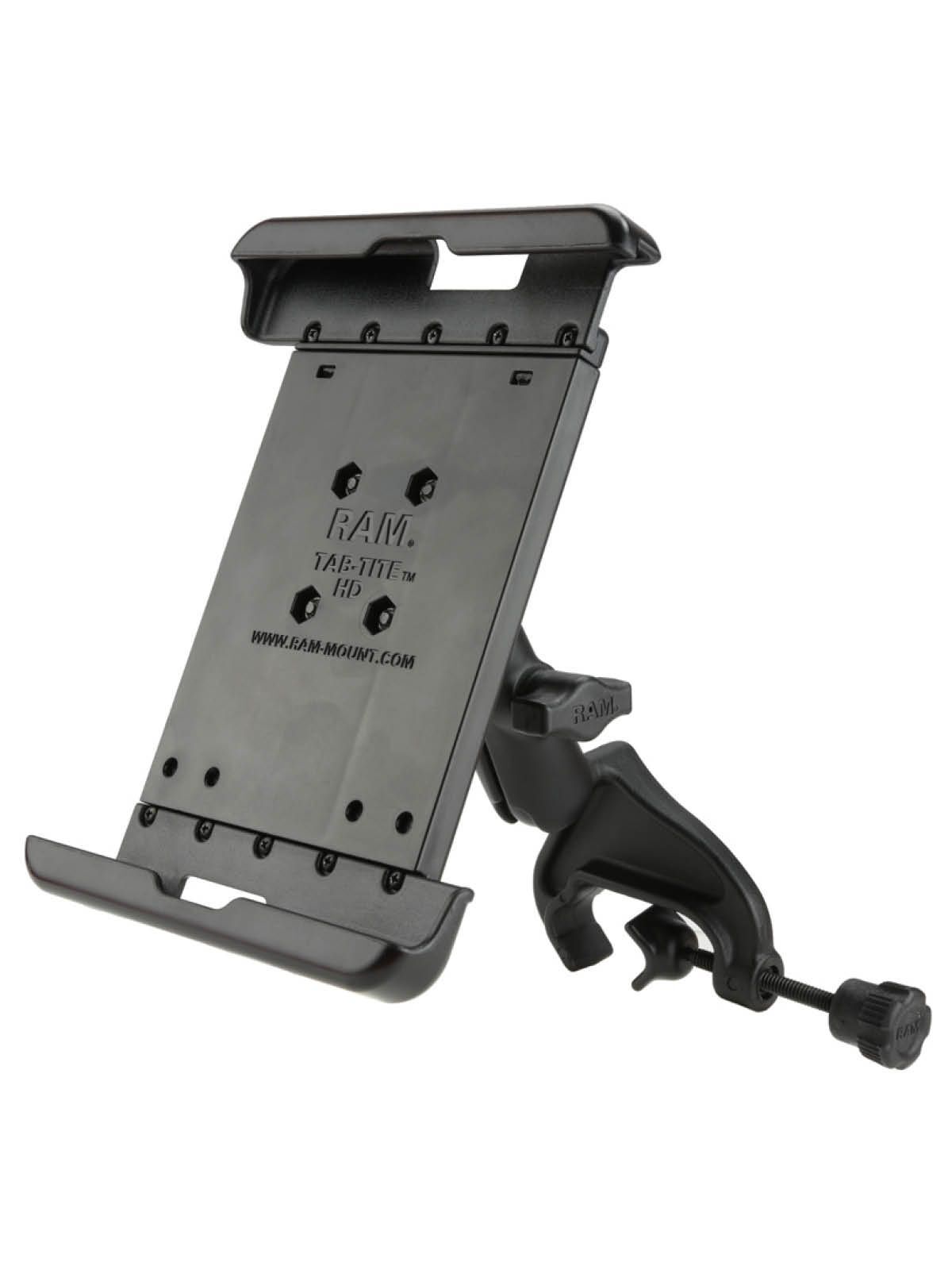 RAM Mounts Luftfahrt-Tablethalterung 8 Zoll Tablets - B-Kugel (1 Zoll), mittlerer Verbindungsarm, Steuerhornklammer