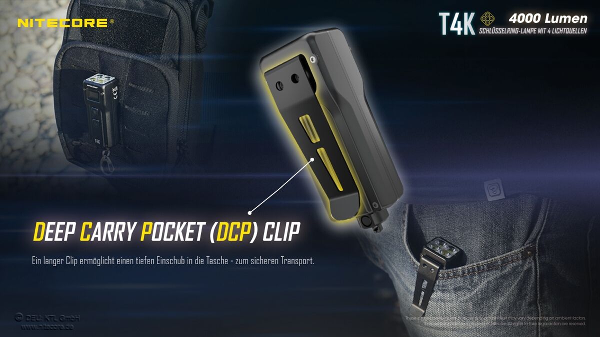 Nitecore T4K - 4000 Lumen