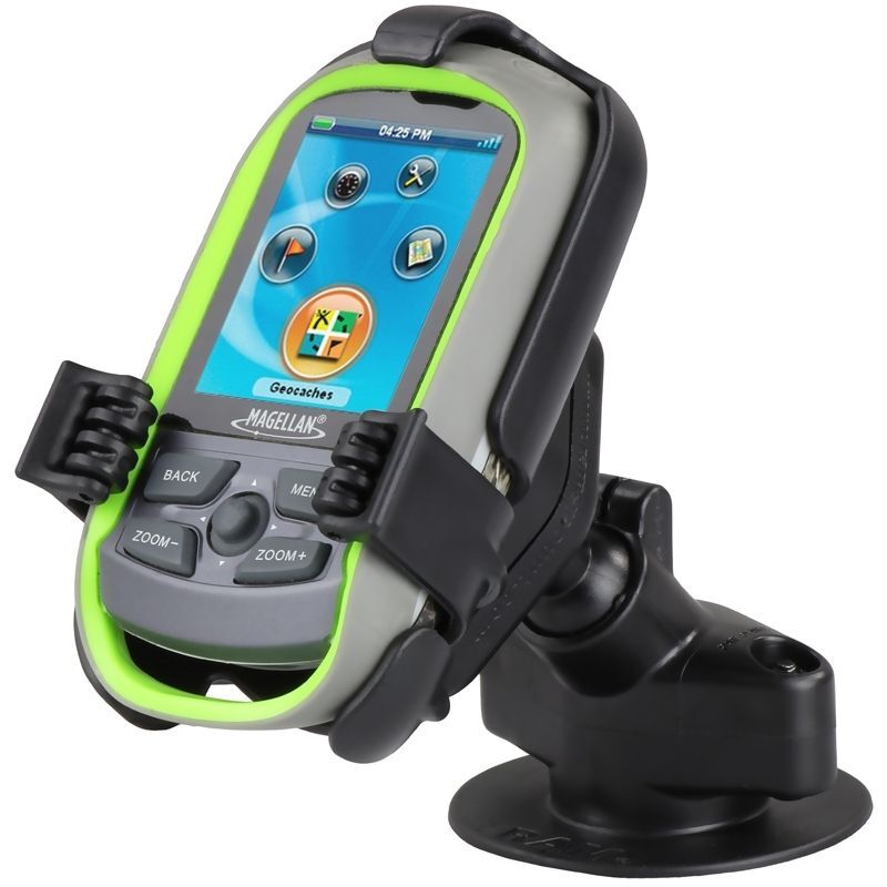 RAM Mounts Verbundstoff-Halterung mit Snap-Link-Verbindung für Magellan Triton 300 - Klebesockel, im Polybeutel