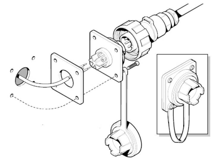 7213_0 Raymarine Stecker für ST1000/2000 Plus