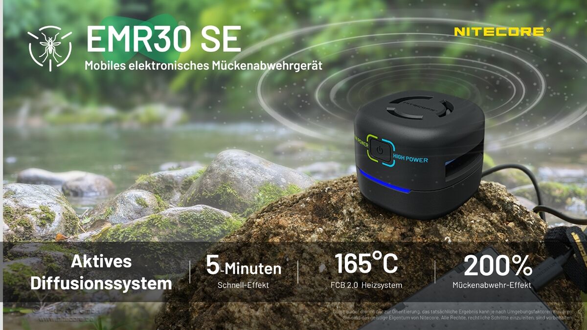 Nitecore EMR30 SE - Mückenabwehrgerät