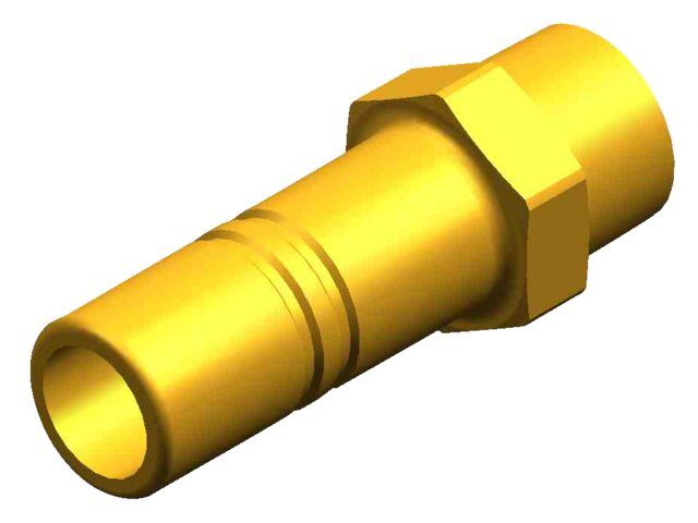 Whale Quick-Connect-System Adapter 3/8" NPT-male 15mm Messing