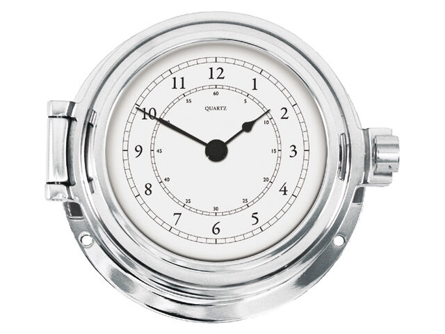 Talamex Serie 125 Messing massiv verchromt Uhr