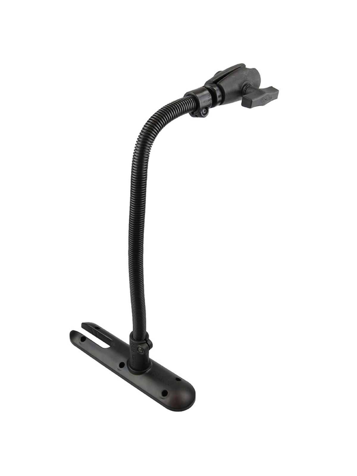 RAM Mounts Transducer-Set für Lowrance Totalscan - Basis, 18 Zoll Aluminium-Stab (ca. 455 mm), C-Kugel Aufnahme (1,5 Zoll), im Polybeutel