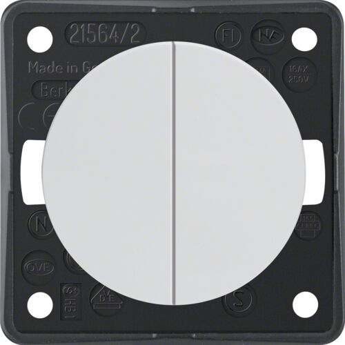 936552509 Berker Integro Serienschalter dopplet polarweiß
