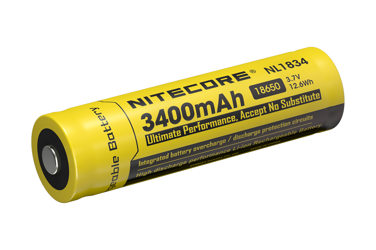 Nitecore Li-Ion Akku Typ 18650 - 3400mAh - NL1834