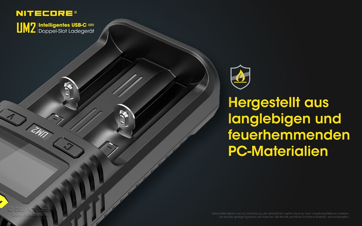 Nitecore UM2 USB-Ladegerät