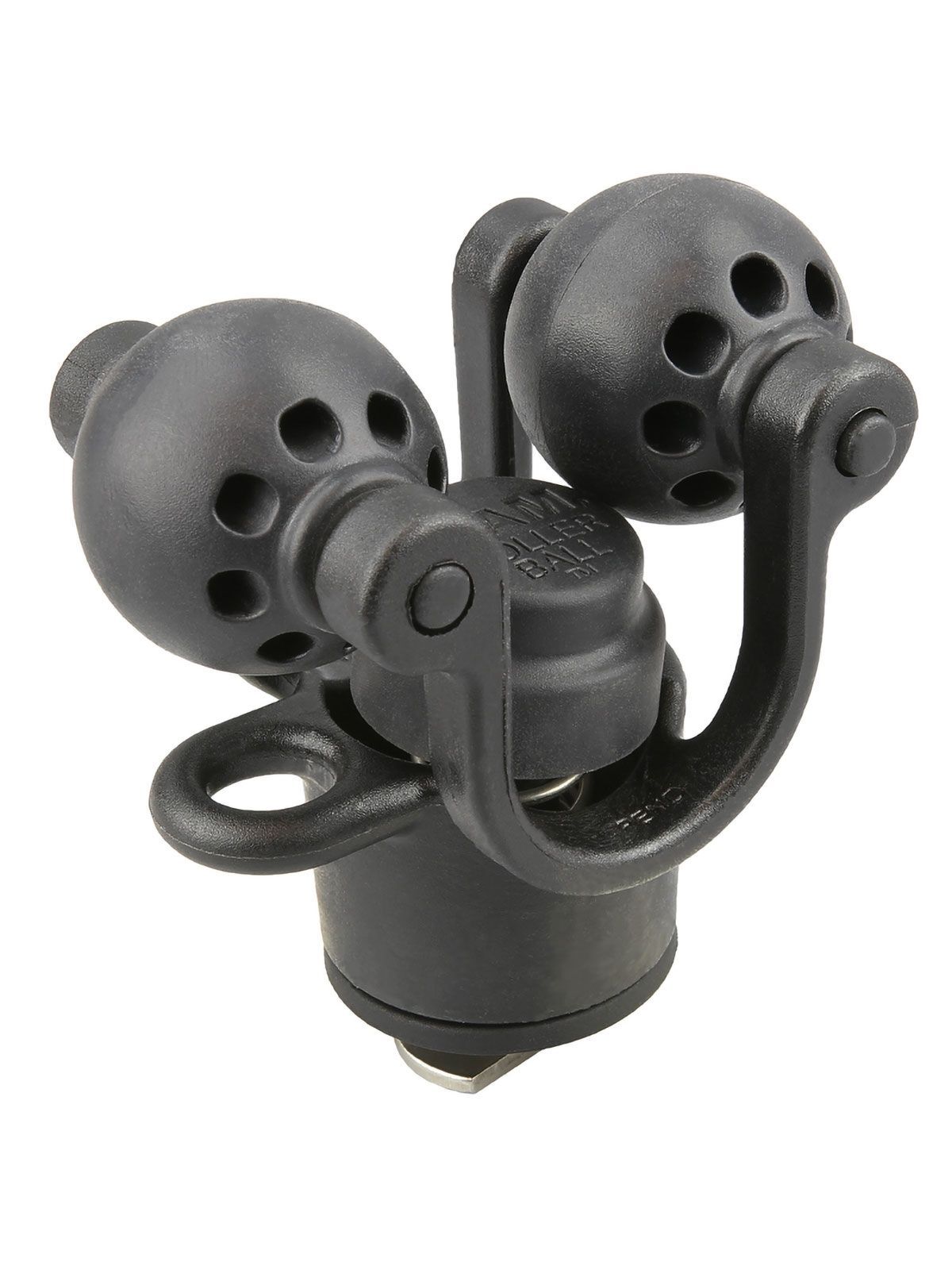 RAM Mounts Verbundstoff Roller-Ball Paddelhalter mit T-Slot für Tough-Track Schienensysteme - im Polybeutel