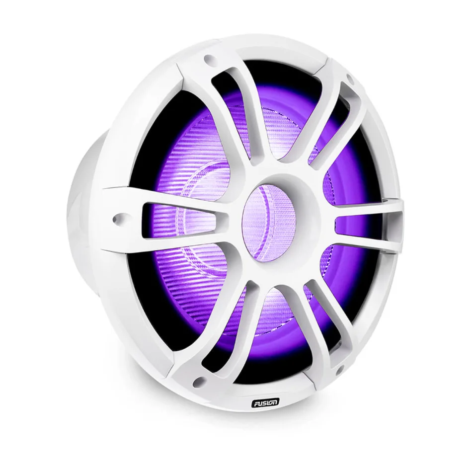 Fusion Subwoofer Signature 3 Serie - 12" Sportdesign weiß mit 1.400 Watt und CRGBW