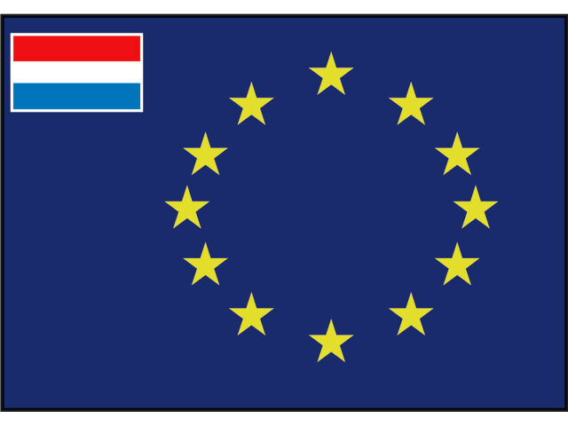 Talamex Flagge Europa mit Niederlande klein (verschiedene Größen)