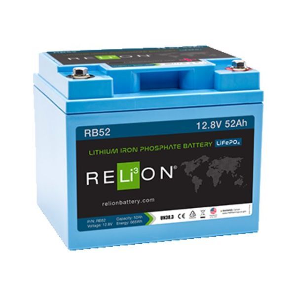 ReLion RB52 Lithium LiFePO4 Batterie Akku 52Ah
