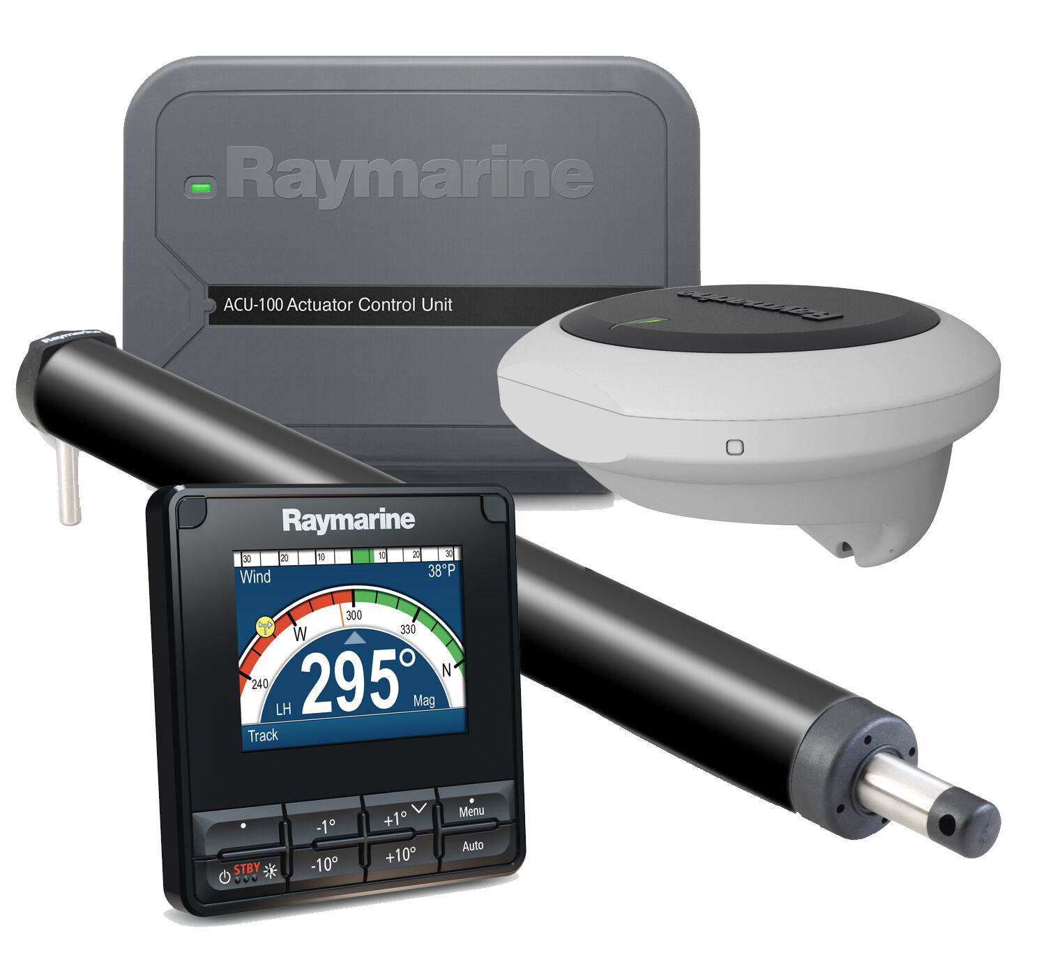 Raymarine_T70153_Pinnenpilot Raymarine EV-100 Pinnenpilot Komplettset