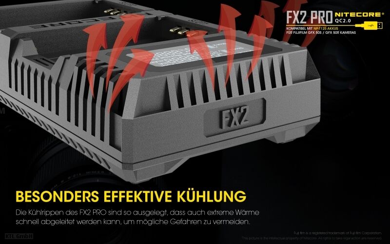 Nitecore FX2 PRO - für Fuji Cameras
