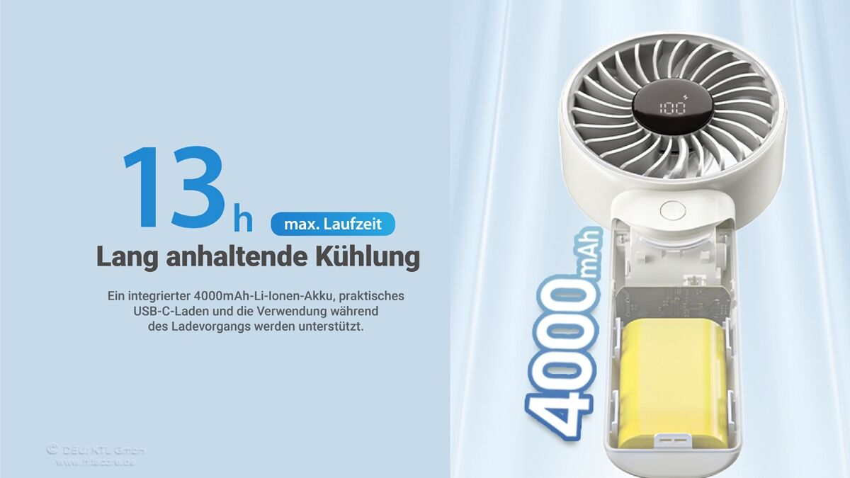 Nitecore NEF03 Pro - Handventilator
