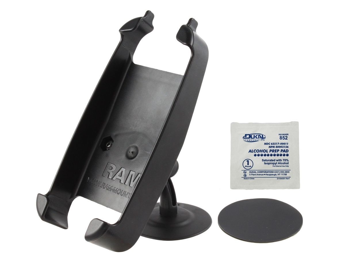 RAM Mounts Aufbau-Halterung Lil Buddy für Lowrance iFinder H2O - Klebesockel, Halteschale, Schrauben-Set