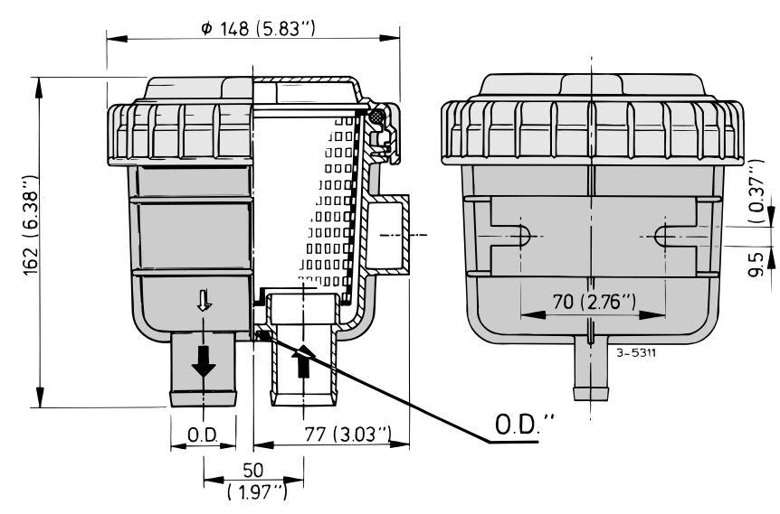 Vetus_FTR330_Abmessungen Vetus FTR330 Abmessungen