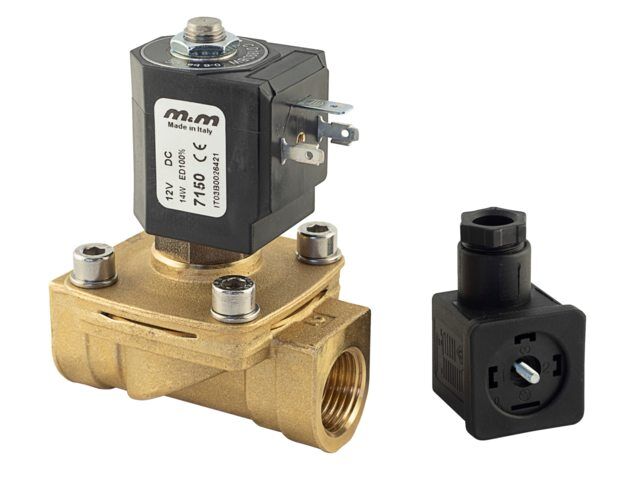 Albin Pump Magnetventil Messing 12V Albin Pump Magnetventil Messing 12V