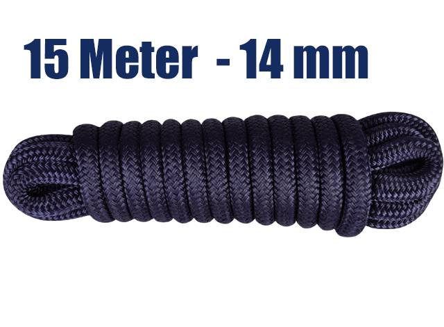 Talamex Festmacher PP navy in 15m und 14mm