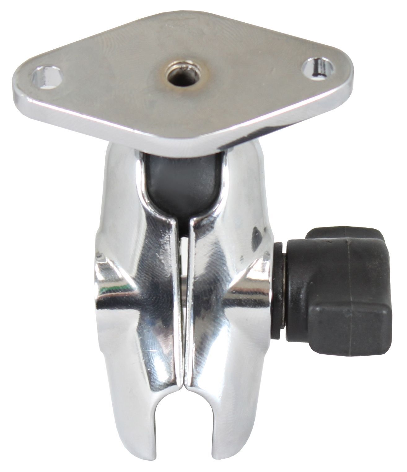 RAM Mounts Chrom-Set - kurzer Verbindungsarm, Diamond-Basisplatte (Trapez), B-Kugel (1 Zoll), im Polybeutel