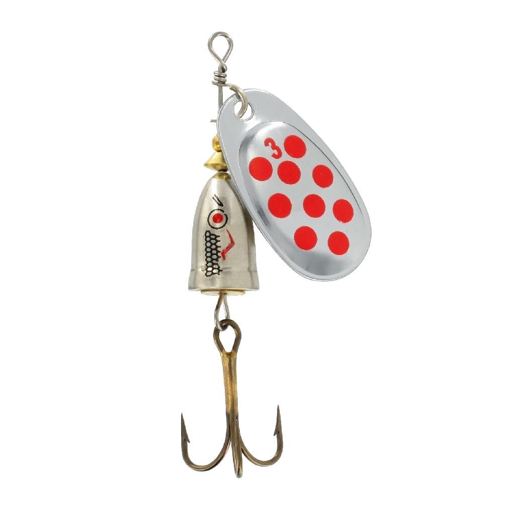 Jenzi Phantom-F Glockenspinner Farbe Silber/Rot 6 g