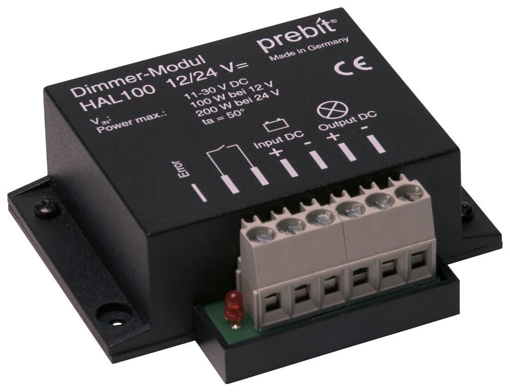 Dimmermodul HAL100smart, DC 10-30V für Halogenleuchten und LED-Streifen