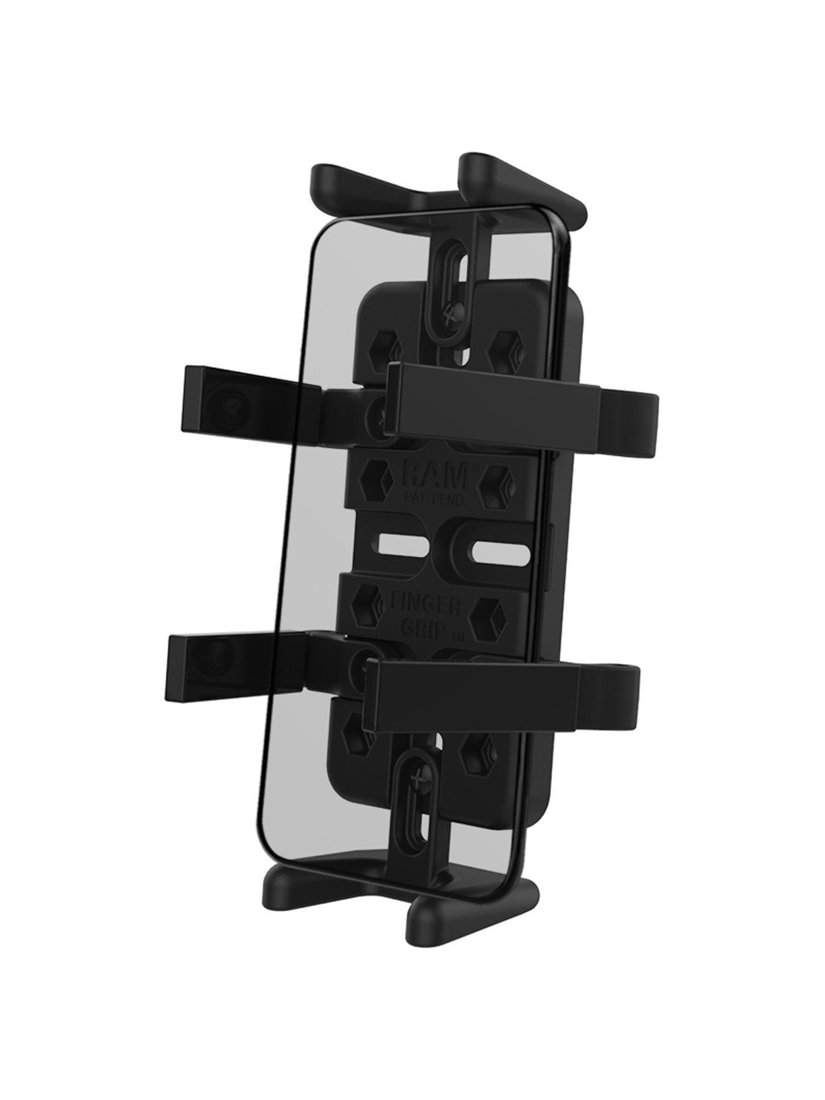 RAM Mounts Finger-Grip Universalhalterung für elektronische Kleingeräte - Bis 88,9 mm Breite - 2-Loch AMPS - Schrauben-Set