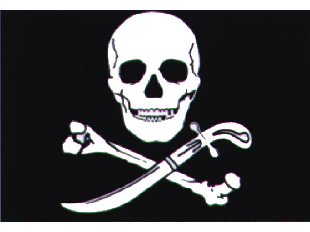 Talamex Spassflagge 30 x 45 cm Pirat