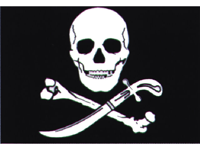 Talamex_Spassflagge_Pirat Talamex Spassflagge 30 x 45 cm Pirat