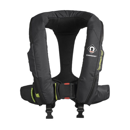 Crewsaver ErgoFit 290N schwarz, integrierter Lifebelt (Harness) Notlicht und Spritzschutzhaube