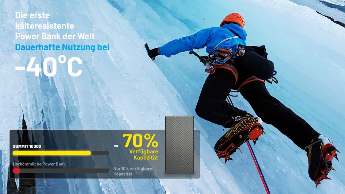 Nitecore Powerbank SUMMIT10000 - 10000mAh, kältebeständig